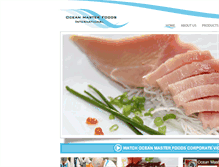 Tablet Screenshot of oceanmasterfood.com